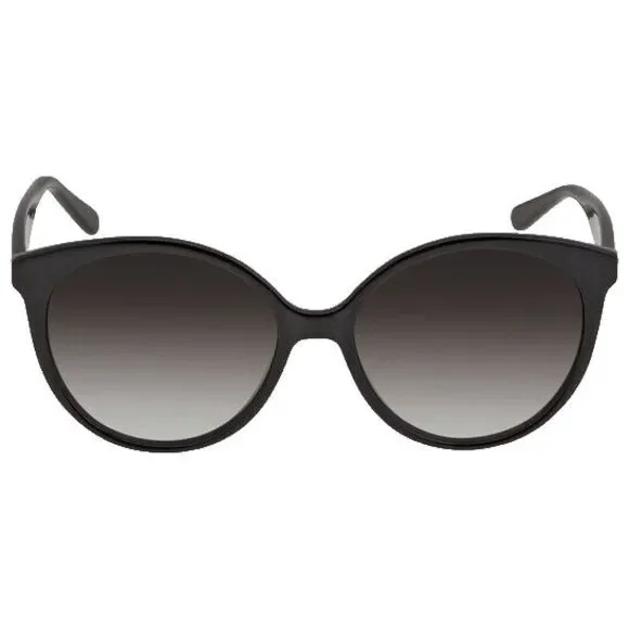 Ferragamo Women\'s Black Grey Gradient Round Sunglasses SF1071S 58mm NWOB Amazon.com: SALVATORE FERRAGAMO Grey Gradient Round Ladies  main image 2